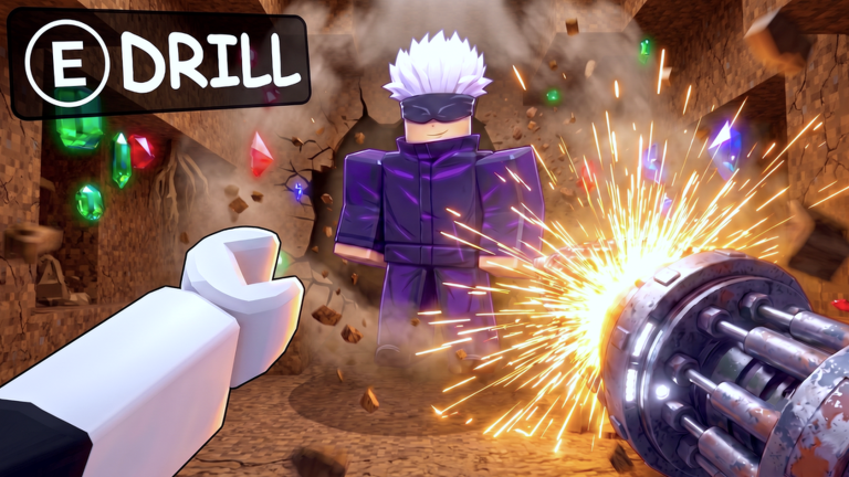 Drill for Anime official Roblox cover art